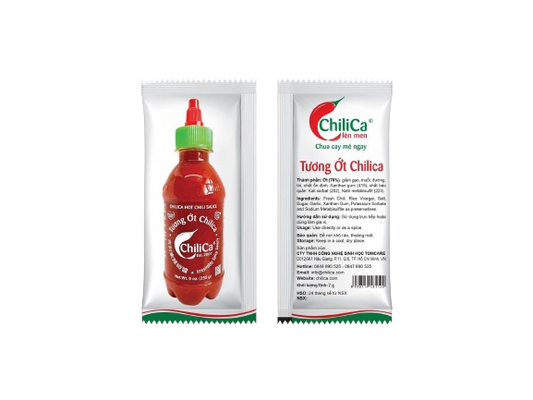 CLC11. CHILICA Hot Chili Sauce 7G - 500 Packs