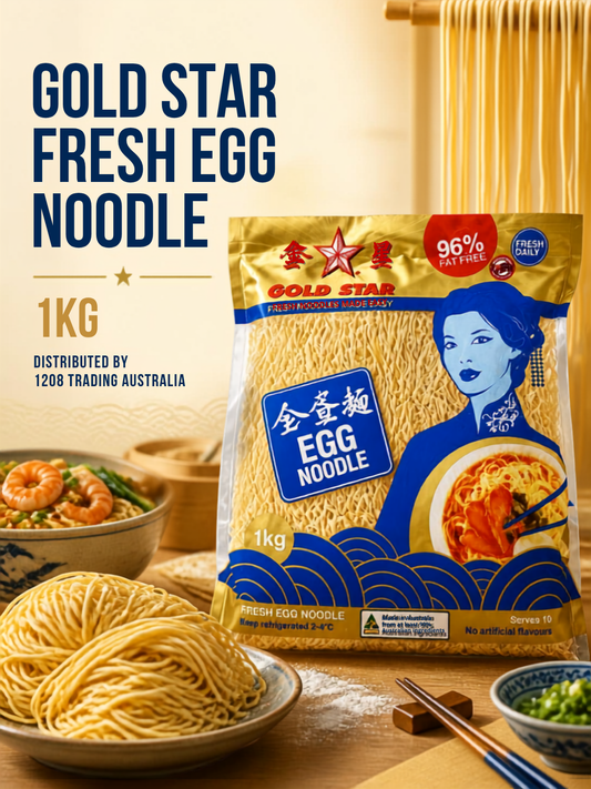 10150 - GOLD STAR FRESH EGG NOODLE 1KG