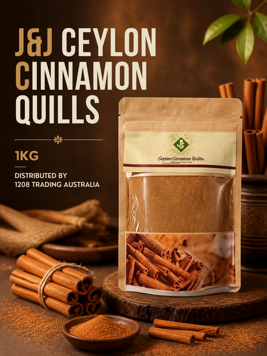 10182 - J&J CINNAMON QUILLS 1KG (CEYLON)