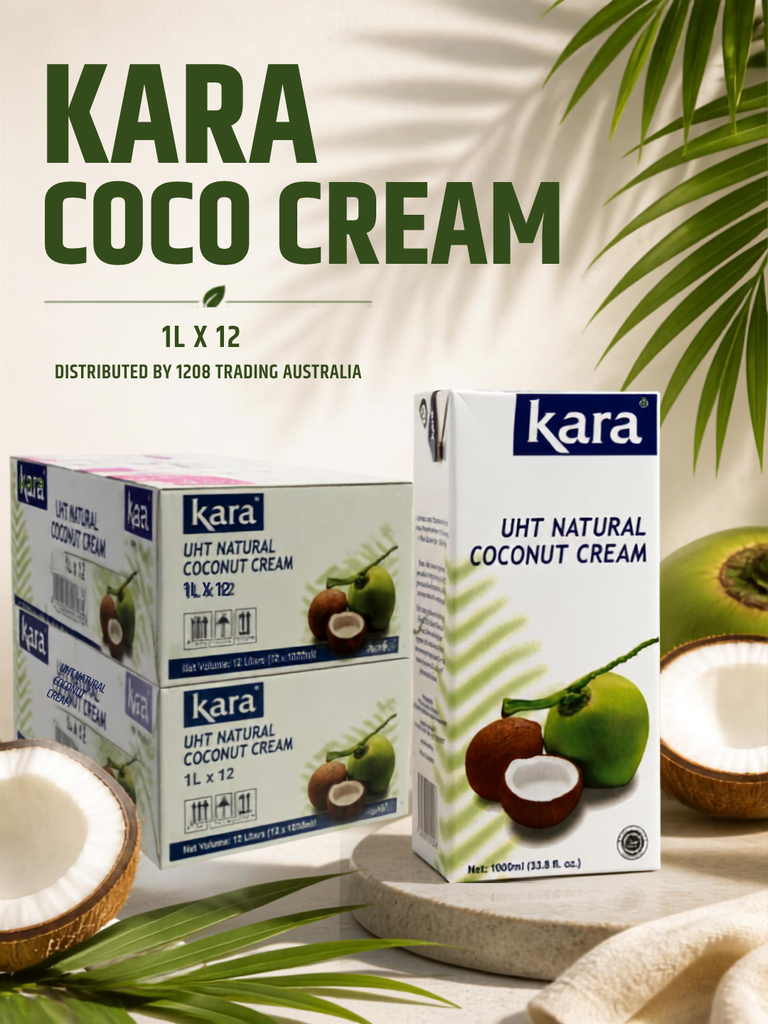 10190 - KARA COCO CREAM 1L CTN OF 12