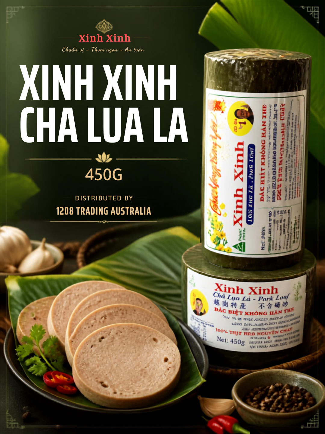 10452 - XINH XINH CHA LUA LA 450G