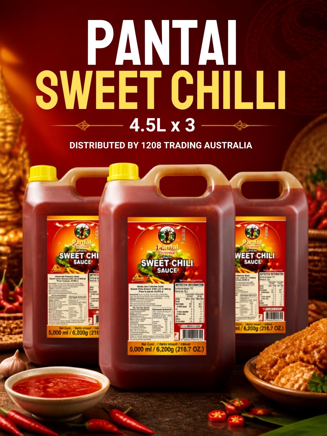 10308 - PANTAI SWEET CHILI 4.5L*3